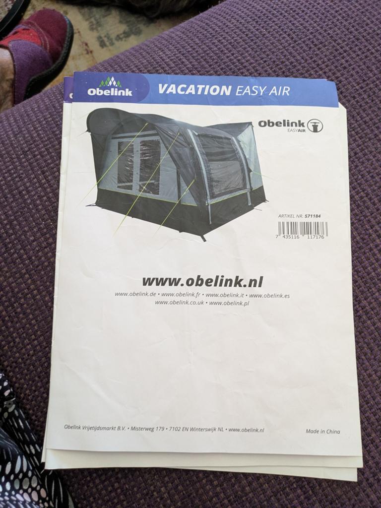Vacation easy air bustent, Ophalen of Verzenden