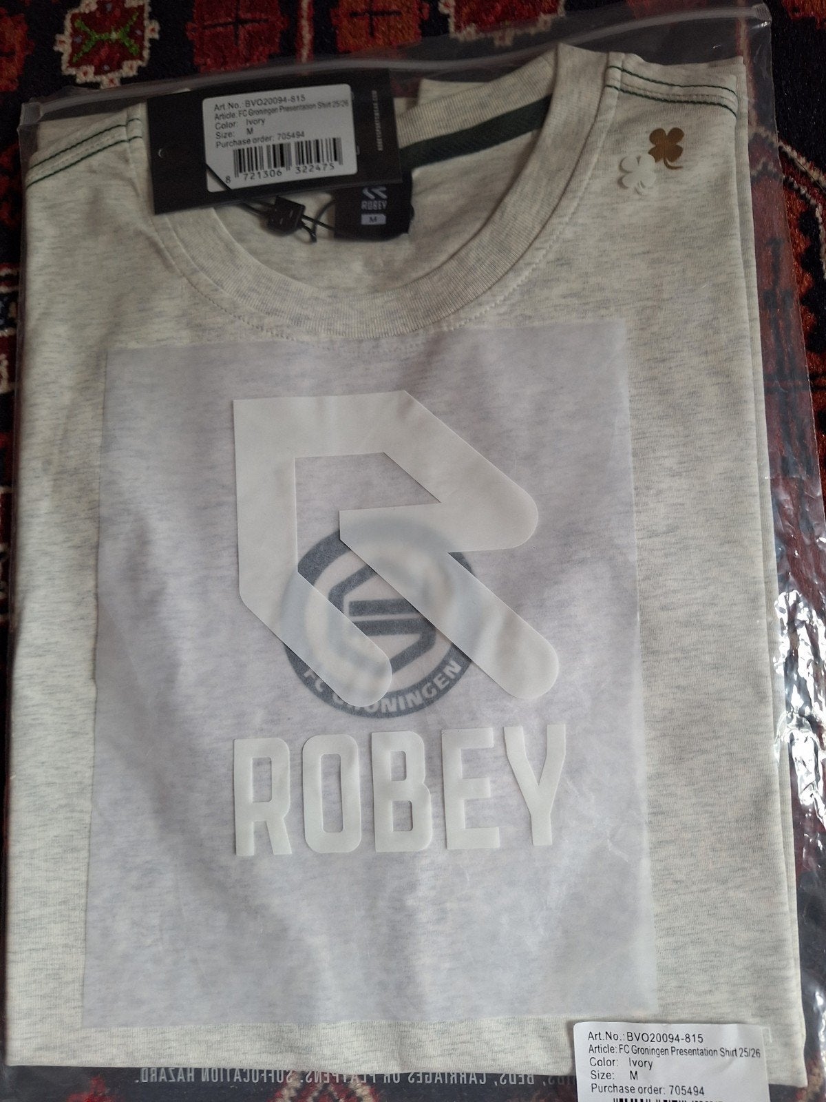 M  ROBEY   FC GRONINGEN  fan T shirt, Maat M, Ophalen of Verzenden, Nieuw, Shirt