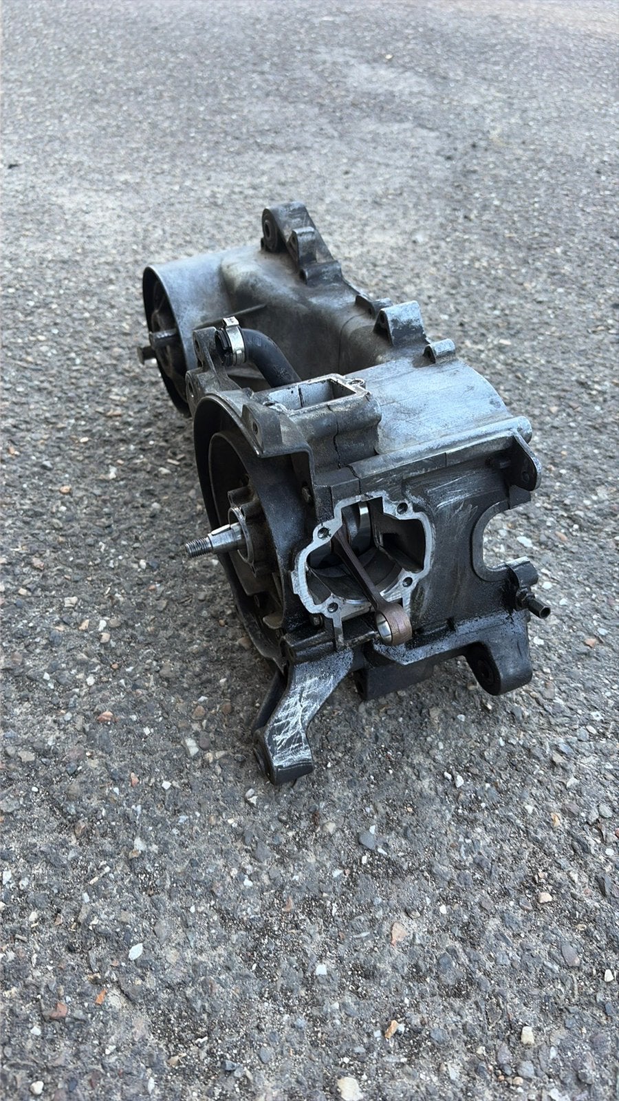 Piaggio zip 2t c25 carter met krukas, Ophalen of Verzenden