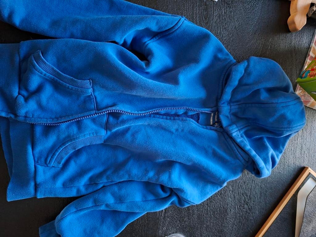 Blauwe hoodie met rits voor kinderen, Kinderen en Baby's, Carnavalskleding en Verkleedspullen, Ophalen, Jongen of Meisje