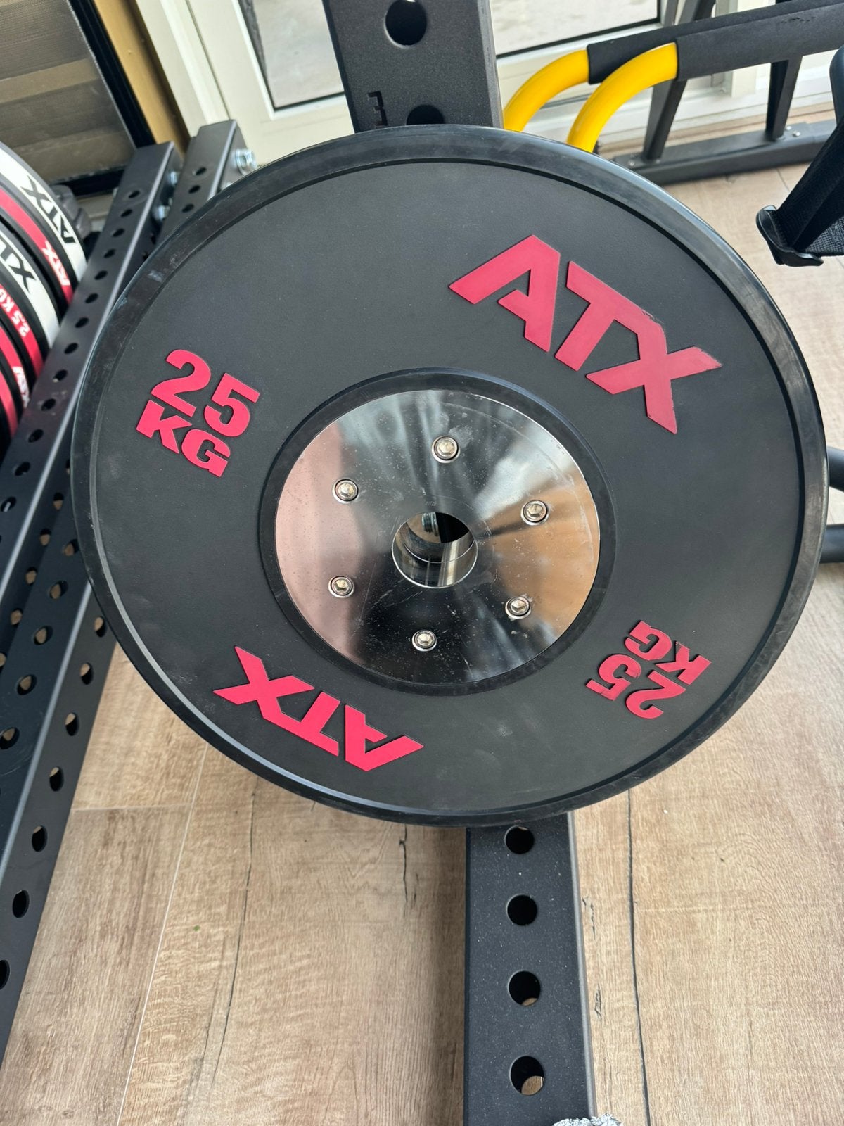 ATX Competition Bumper plates 25kg en 10kg, Ophalen, Zo goed als nieuw