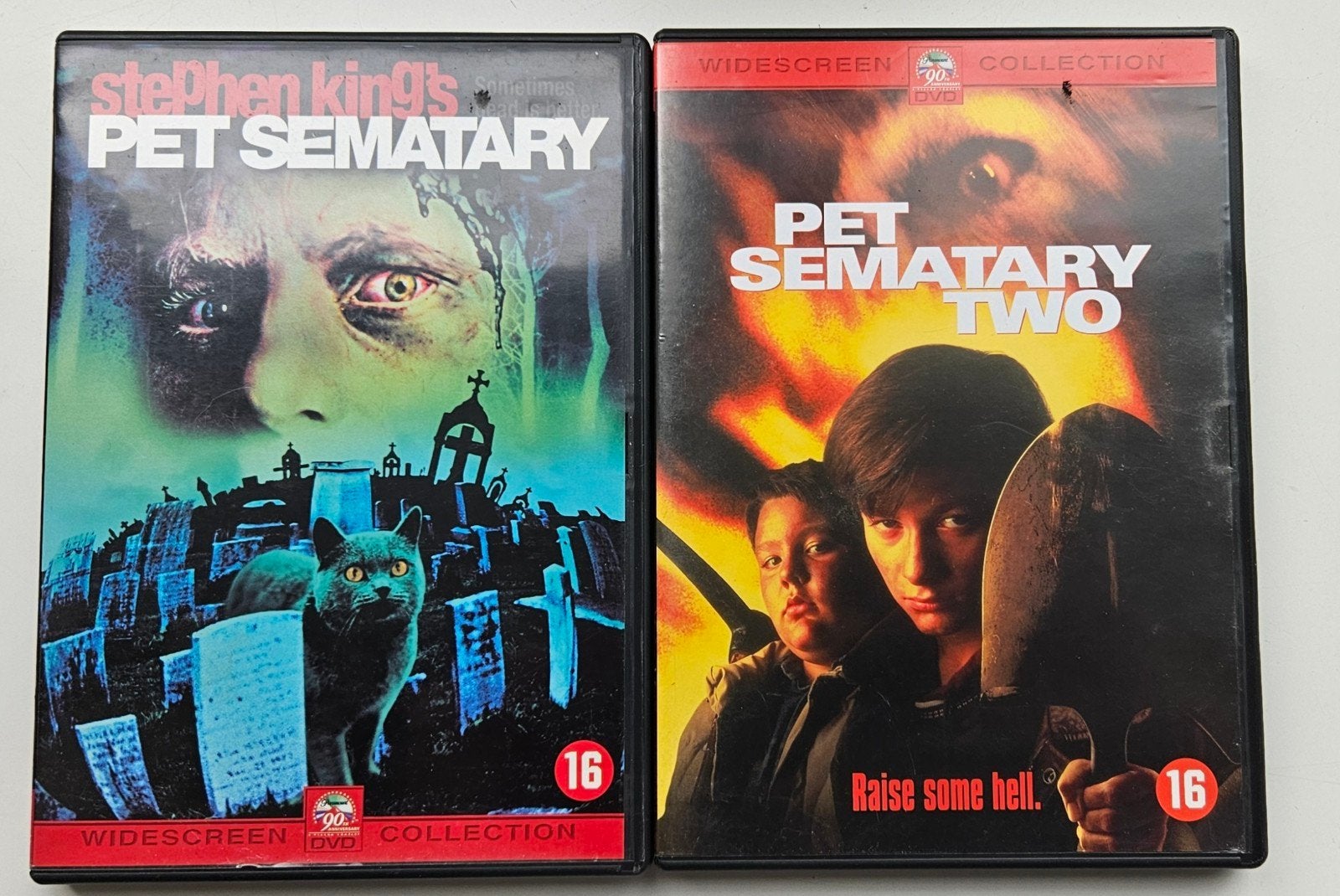 Stephen King's Pet Sematary 1 & 2 DVD set, Vanaf 16 jaar, Verzenden, Nederlands, Inclusief doosje