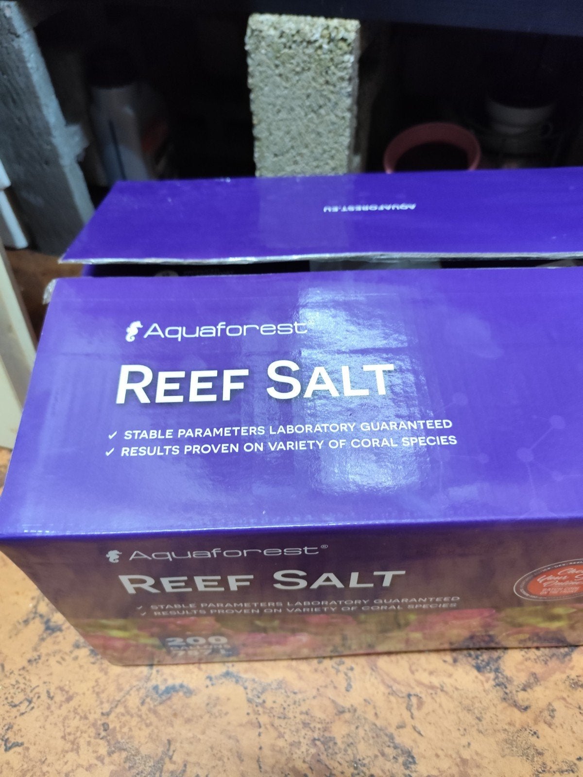 25 kg reefzout  wegens overlijden  nieuw in doos, Ophalen, Nieuw