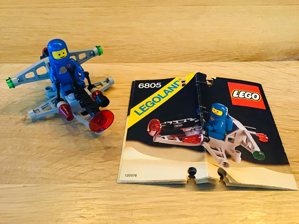 LEGO ruimte 6805, classic space astro dasher, compleet, ZGAN, Compleet, Lego, Ophalen of Verzenden, Zo goed als nieuw
