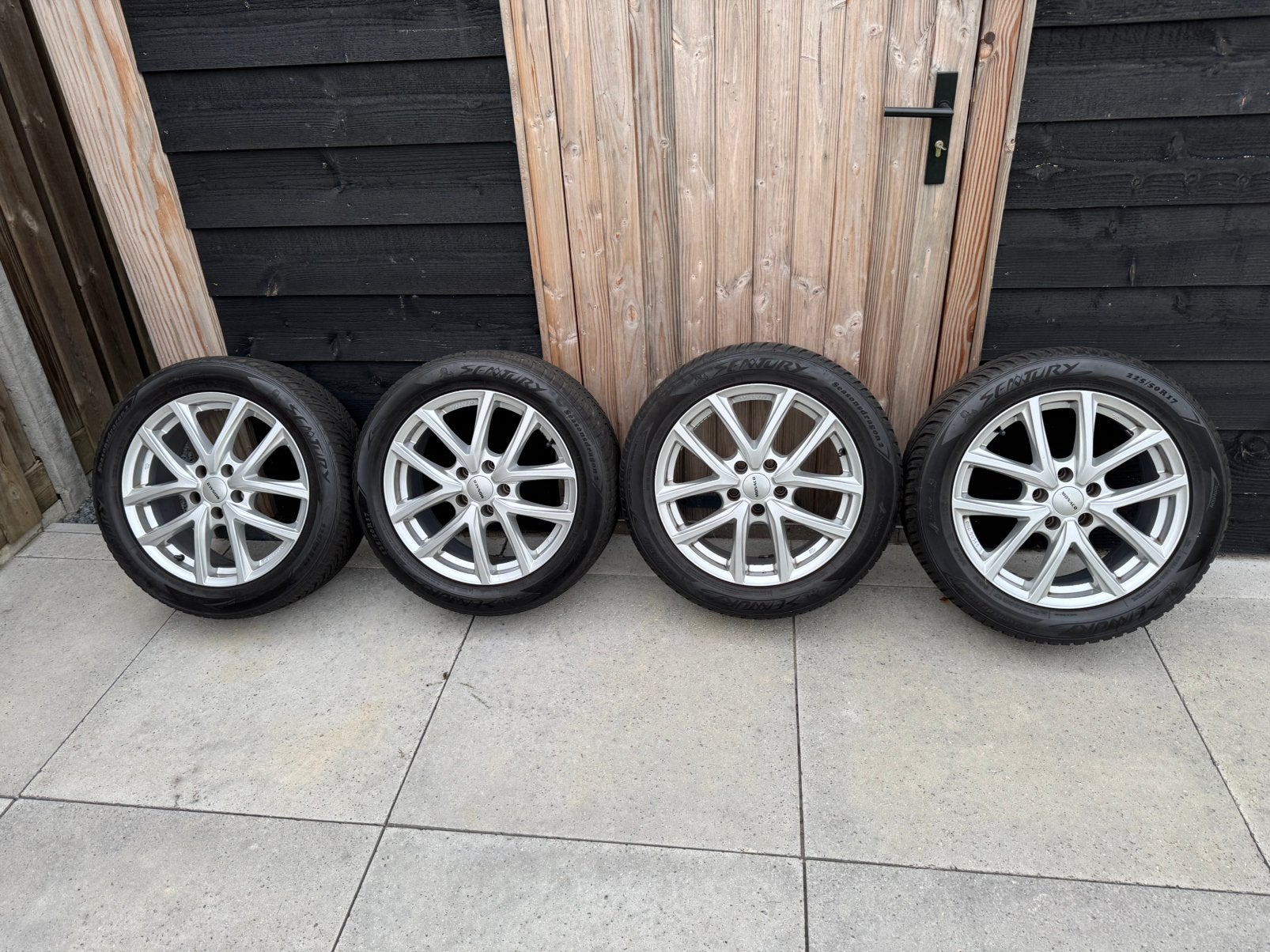 Monaco Velgen 5x112 audi a6 225/50/17, Ophalen, Velg(en), 17 inch, Zomerbanden