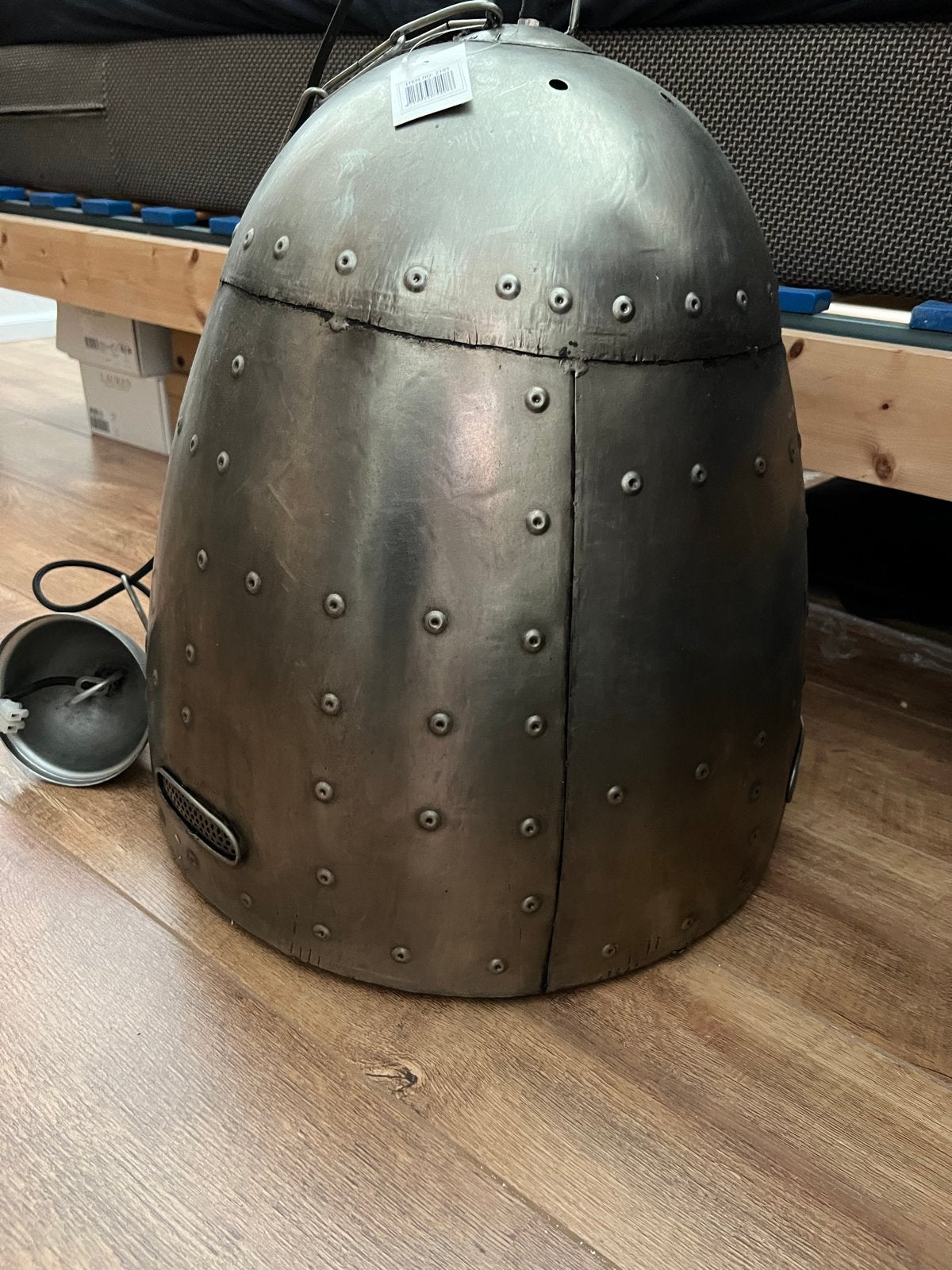 Nieuwe Industriële hanglamp metaal - Stoere vintage look, Ophalen, Nieuw, Metaal, E27 (groot)