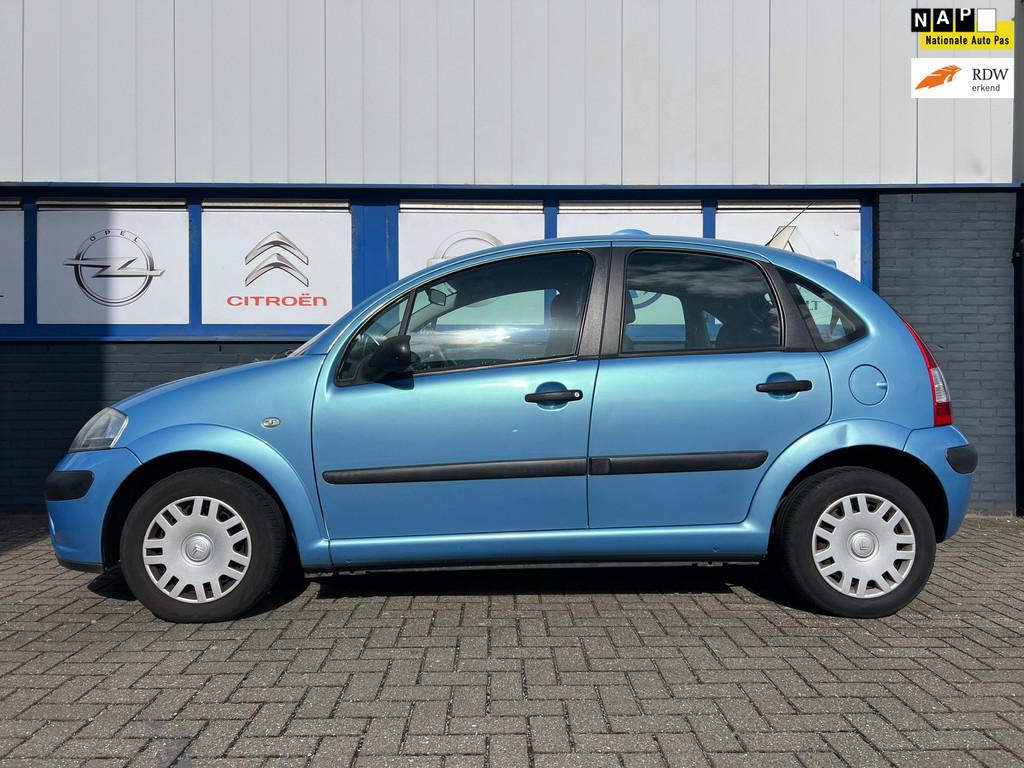 Citroen C3 1.4i Ligne Prestige 2007 143000km NWE.APK 1750EU, Voorwielaandrijving, 1160 kg, 989 kg, Blauw