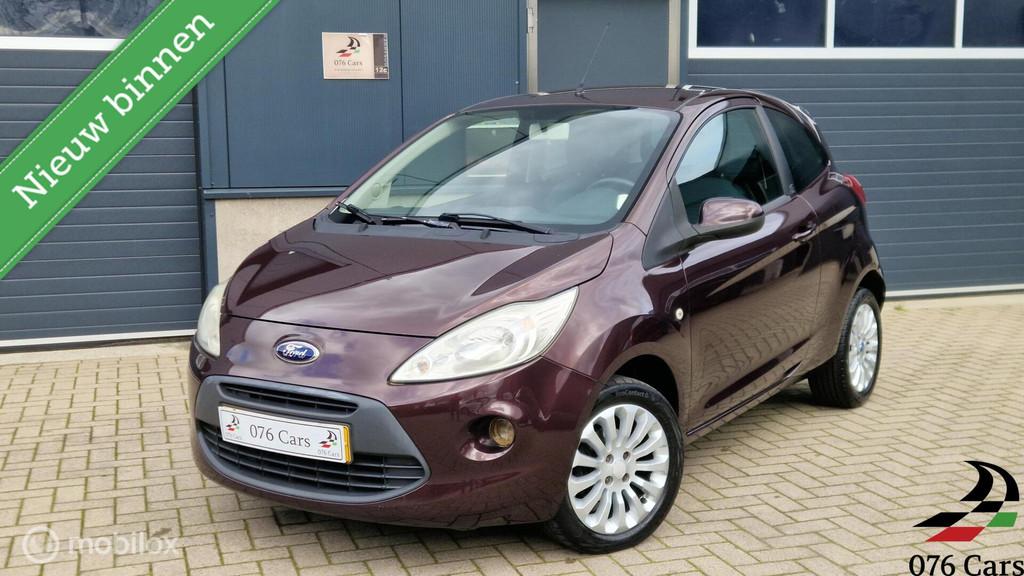 Ford Ka 1.2 Titanium AIRCO NW APK 123000 KM NAP, Auto's, Voorwielaandrijving, 1242 cc, 4 cilinders, 4 stoelen