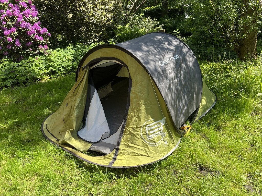 Quechua 2 Seconds Air II 2 persoons tent, Ophalen, Gebruikt, Tot en met 2
