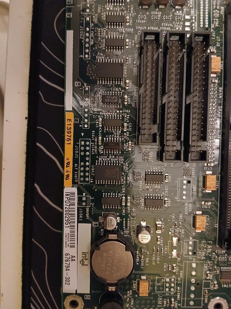 Intel PD440FX Moederbord + Pentium II + Originele Driver CD, SC242, Ophalen of Verzenden, Zo goed als nieuw, DDR2