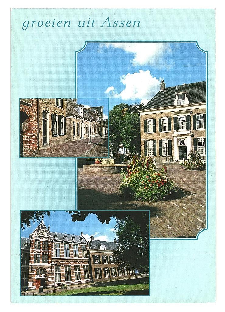 36441 Assen Drenthe 80+ Gelopen met postzegel, Ophalen of Verzenden, 1980 tot heden, Gelopen, Drenthe