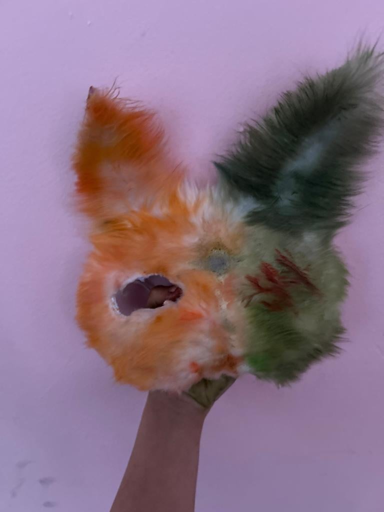 Therian zombieXCat mask, Verzenden, Zo goed als nieuw, Accessoires