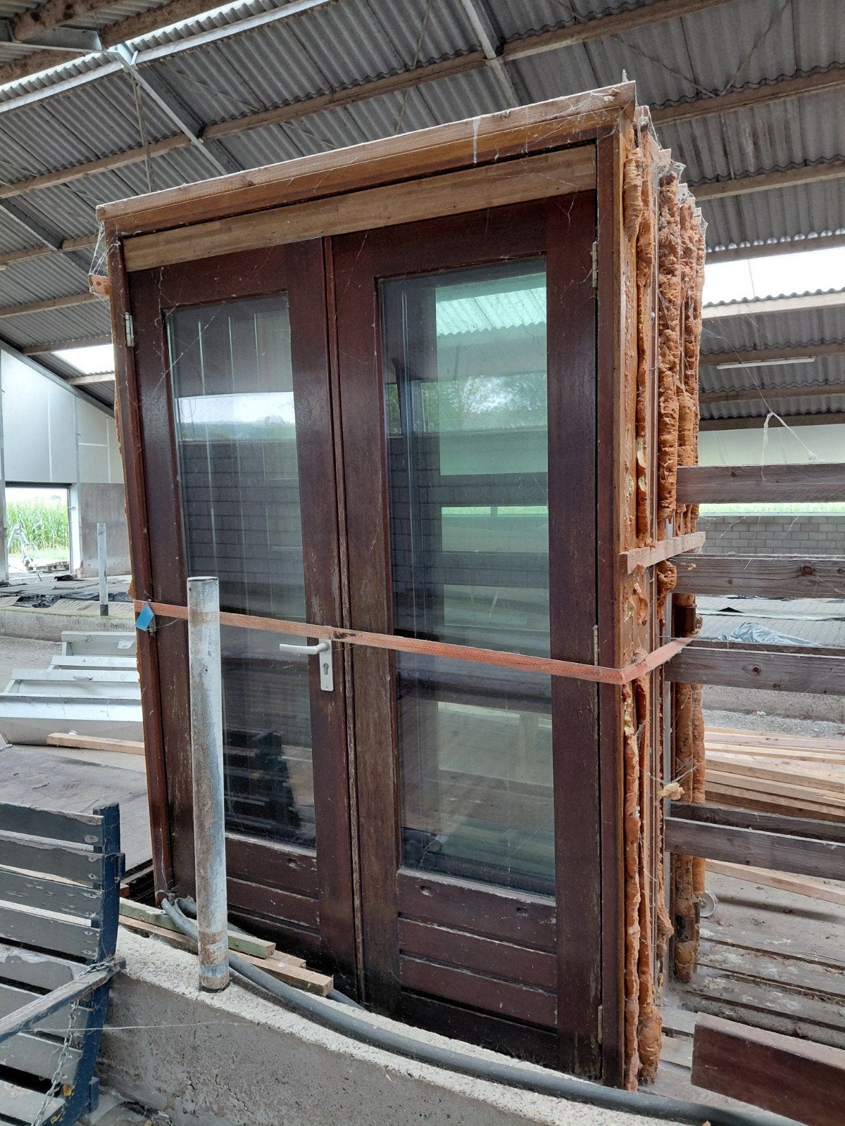 houten kozijnen tuinhuis erker, Doe-het-zelf en Verbouw, Ophalen, Hout, Raamkozijn