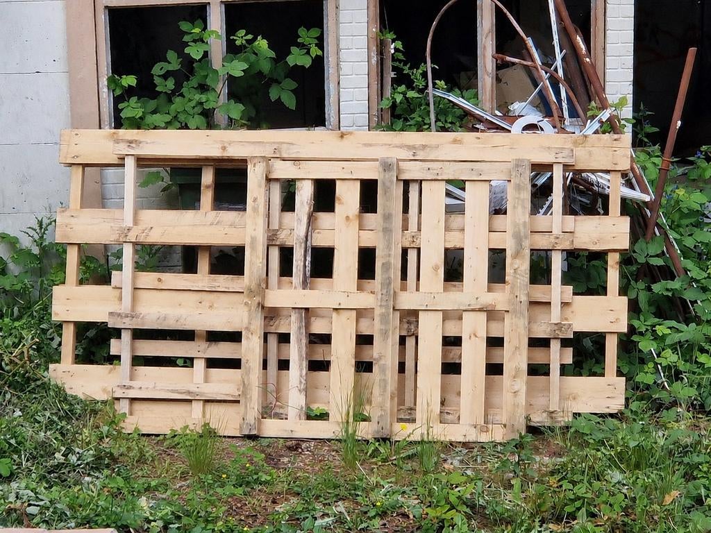 3 Houten pallets, Tuin en Terras, Haardhout, Minder dan 3 m³, Ophalen of Verzenden