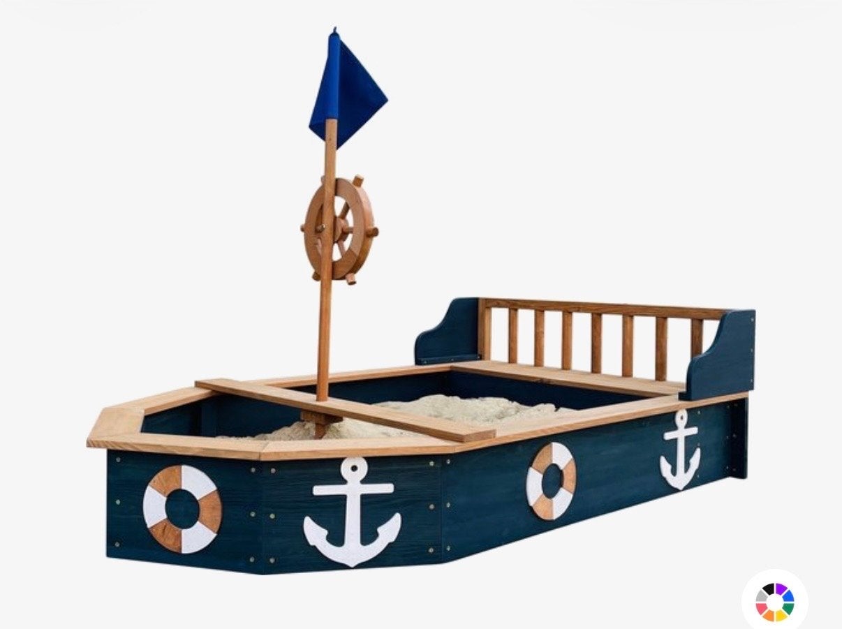 NIEUW Zandbak boot met stuur en vlag, Kinderen en Baby's, Ophalen, Nieuw