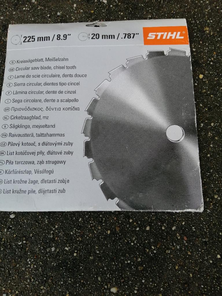 Cirkelzaag Stihl, Ophalen, Gebruikt, Cirkelzaag, 30 tot 70 mm