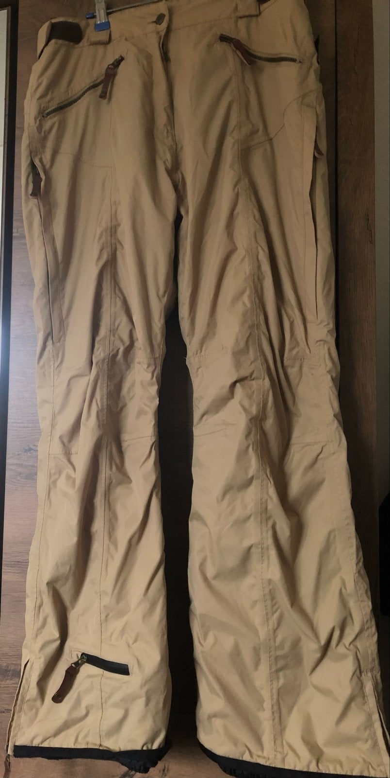 Ski broek beige, Ophalen of Verzenden, Zo goed als nieuw, Maat 42/44 (L), Broek