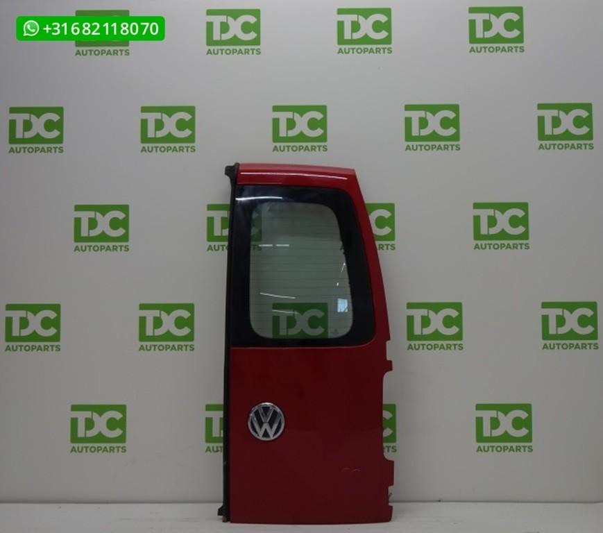 Volkswagen Caddy ('03-'10) Achterdeur rechts met ruit rood, Auto-onderdelen, Carrosserie en Plaatwerk, Gebruikt, Achter, Ophalen of Verzenden