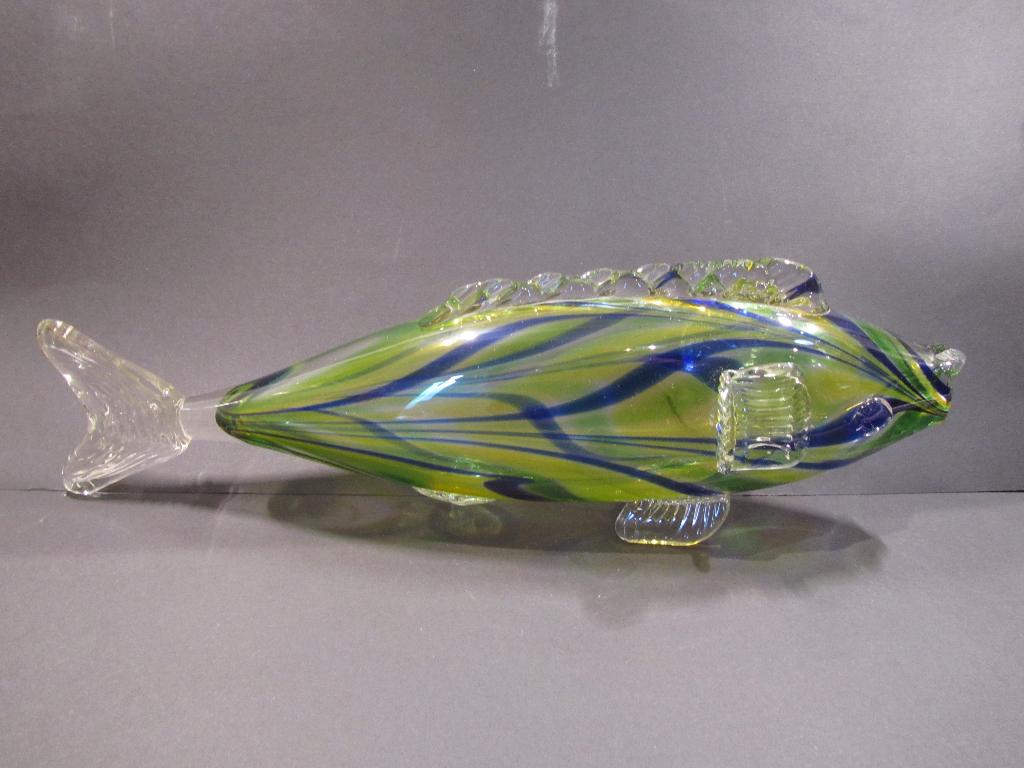 Murano grote vis 50 cm, Antiek en Kunst, Ophalen of Verzenden