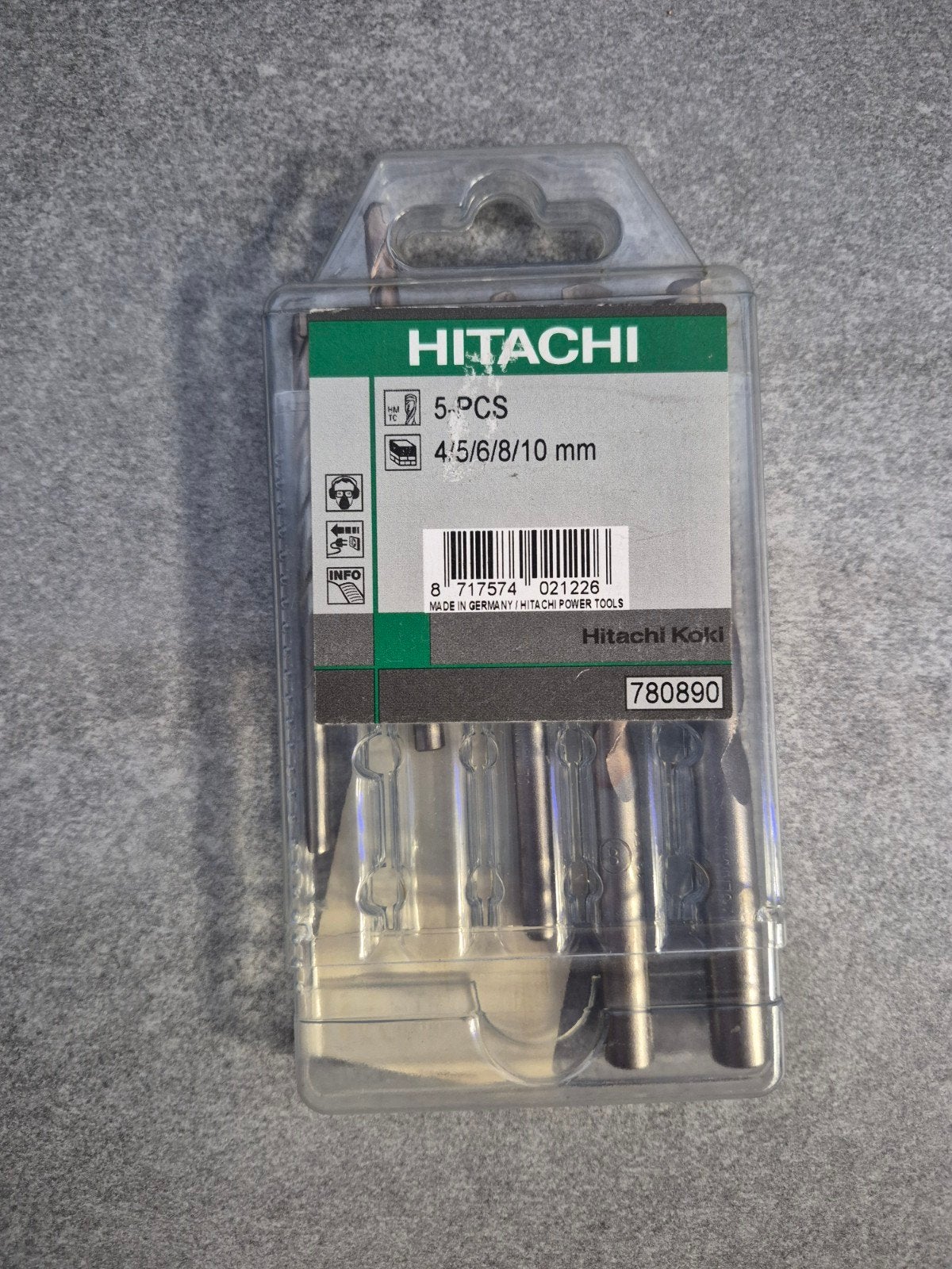 Hitachi Boorset 5-delig (4/5/6/8/10 mm), Ophalen of Verzenden, Nieuw, Overige typen