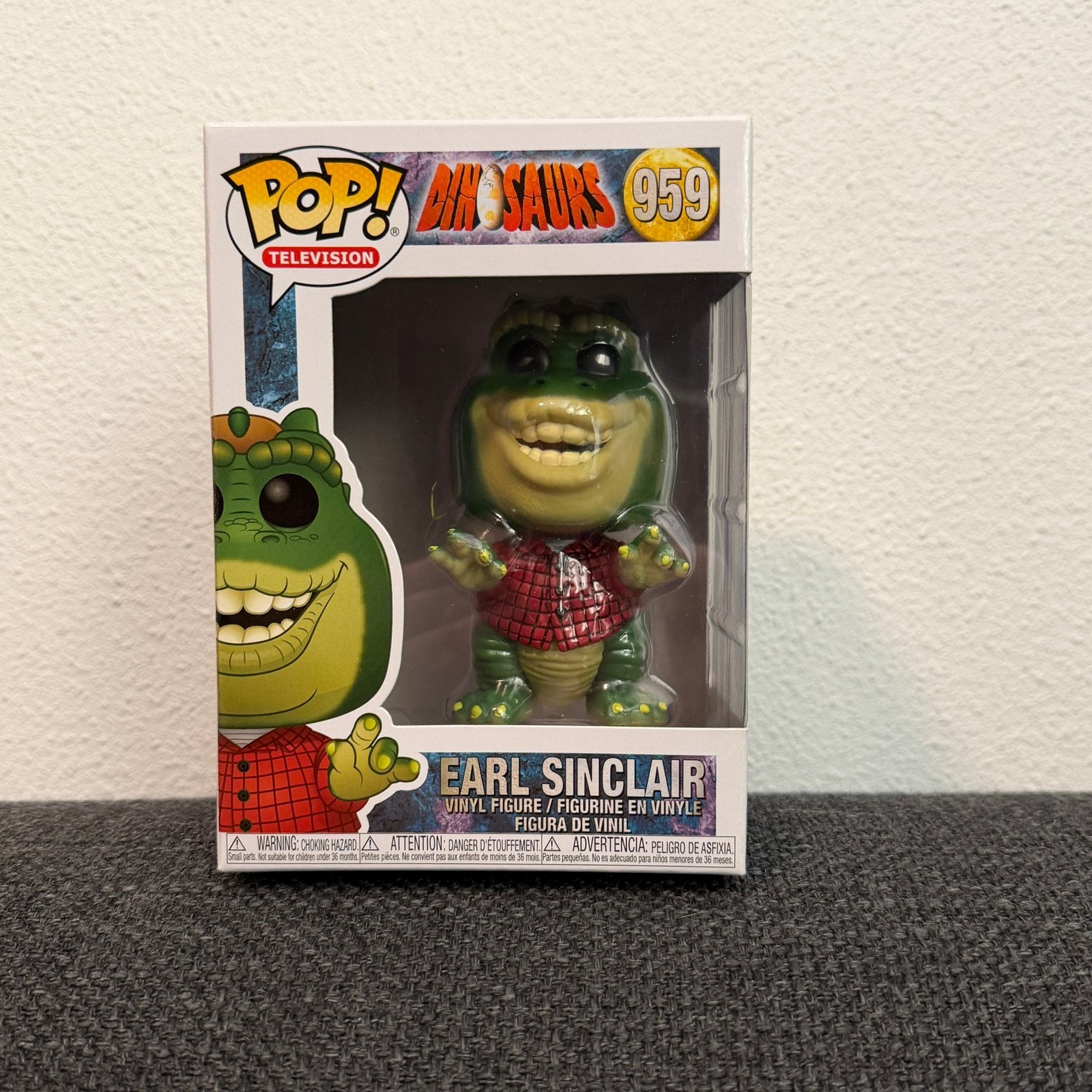 VAULTED Earl Sinclair Dinosaurs Funko Pop funkos pops figuur, Ophalen of Verzenden, Zo goed als nieuw