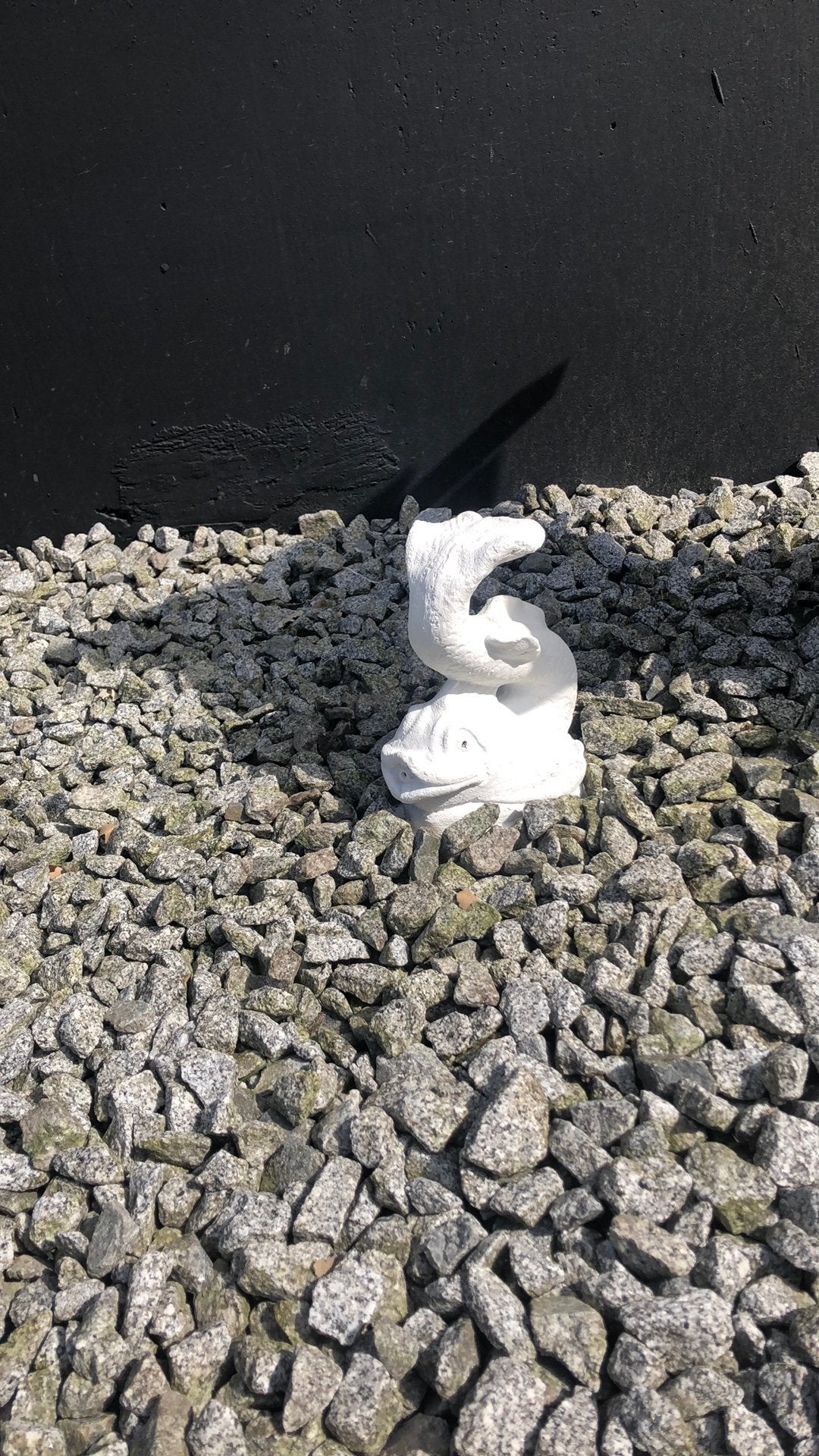 Koi tuinbeeld, Ophalen, Gebruikt