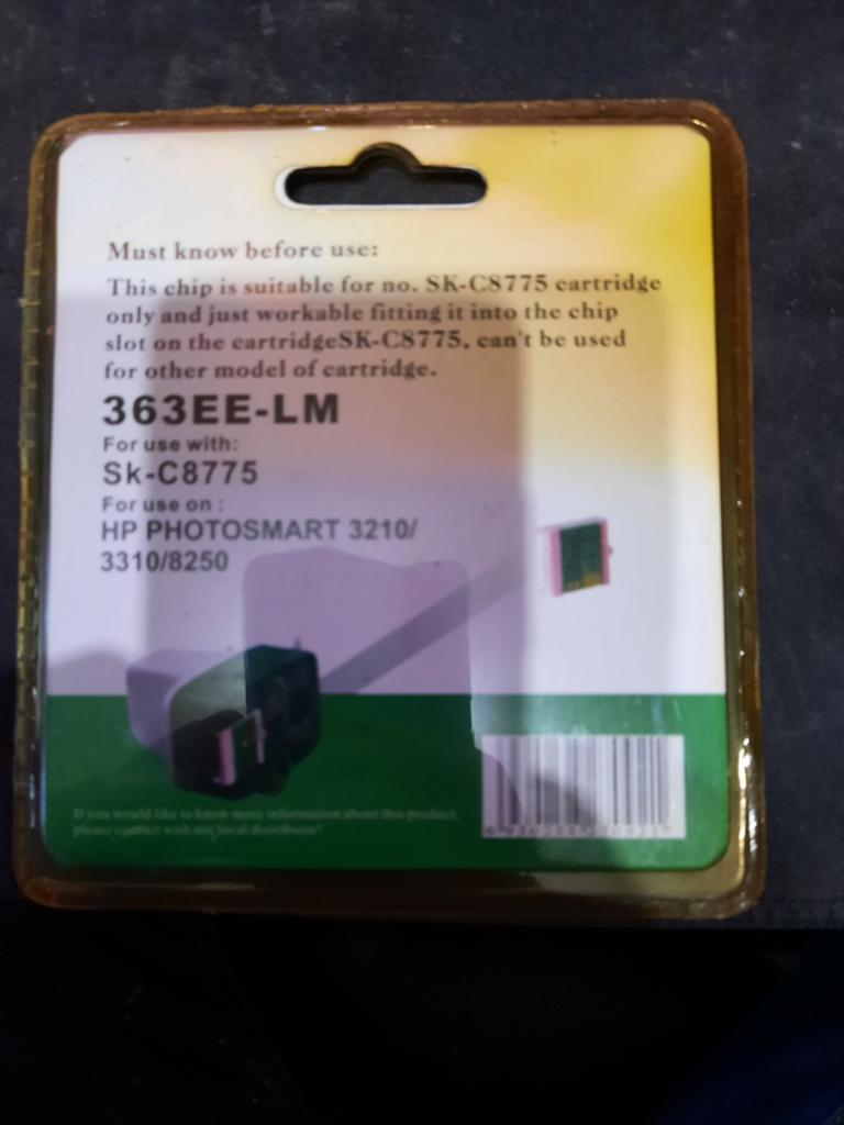 HP Photosmart 363EE-LM Inkt Cartridge Chip SK-C8775, Ophalen of Verzenden, Nieuw, Cartridge, HP