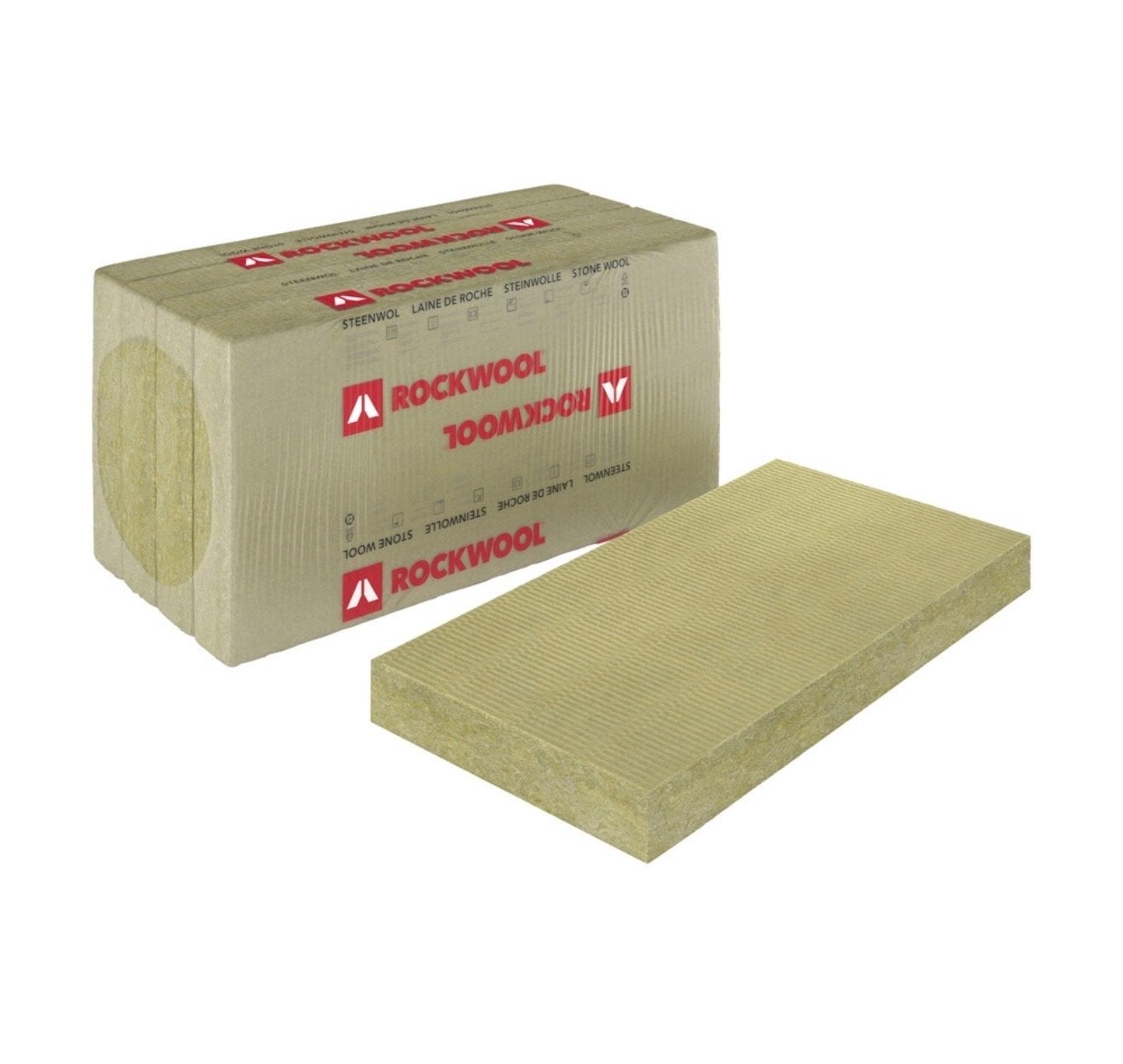 2 pak Rockwool Steenwol Isolatieplaten 45mm, Ophalen, Nieuw, Steenwol, 5 tot 10 m²