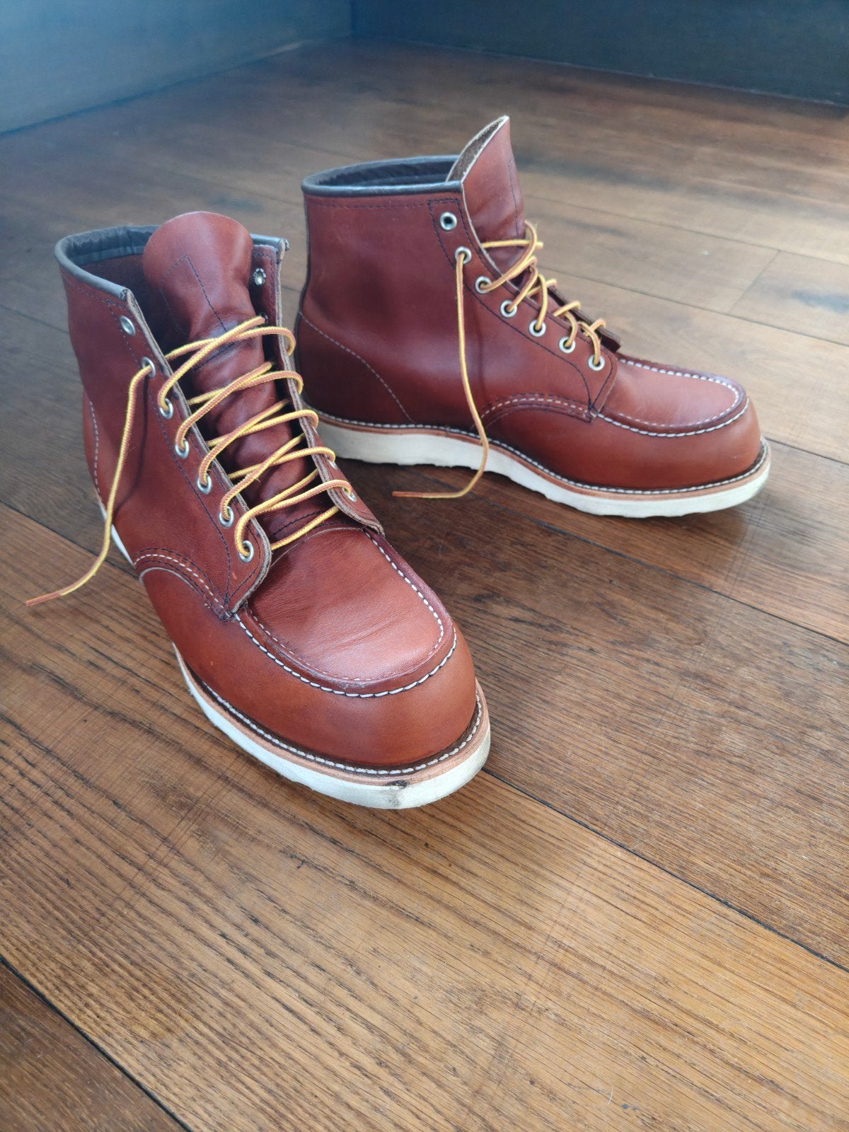 Red Wing 875 classic moc EE maat 44,5, Kleding | Heren, Schoenen, Ophalen, Bruin, Boots, Zo goed als nieuw