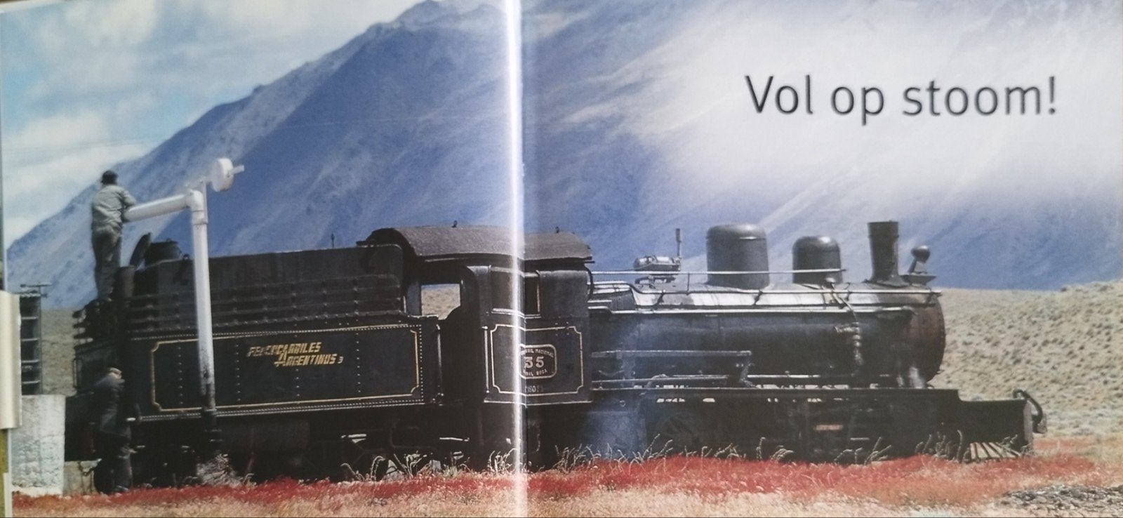 Treinen Kubus Boek - Vol op stoom!, Boeken, Ophalen of Verzenden, Nieuw, R&B, Trein