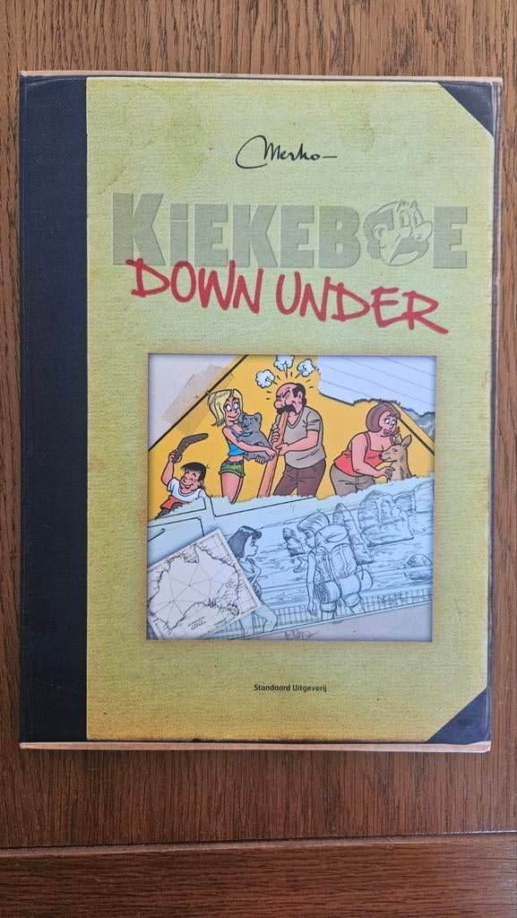 Kiekeboe Down Under - Stripboek door Merho, Eén stripboek, Ophalen of Verzenden, Zo goed als nieuw, Merho