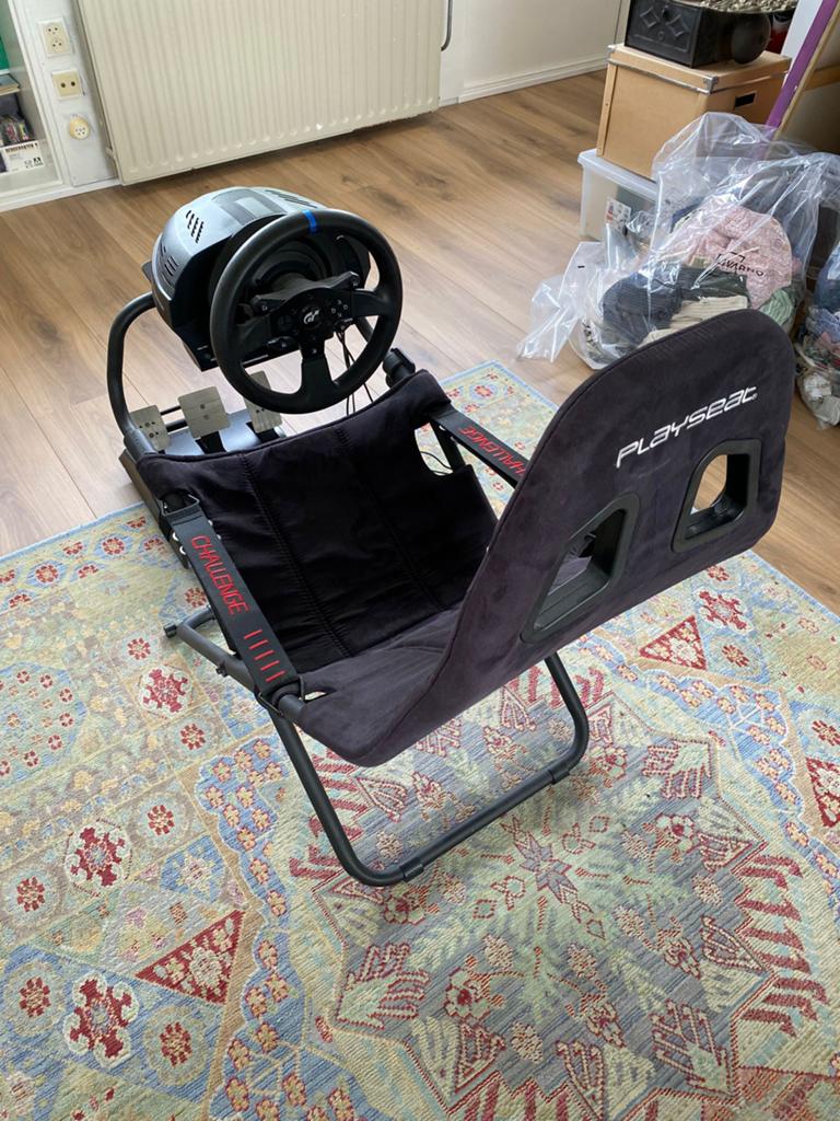 Thrustmaster T300 GT Racestuur + Playseat Challenge, Ophalen, Overige merken, Zo goed als nieuw
