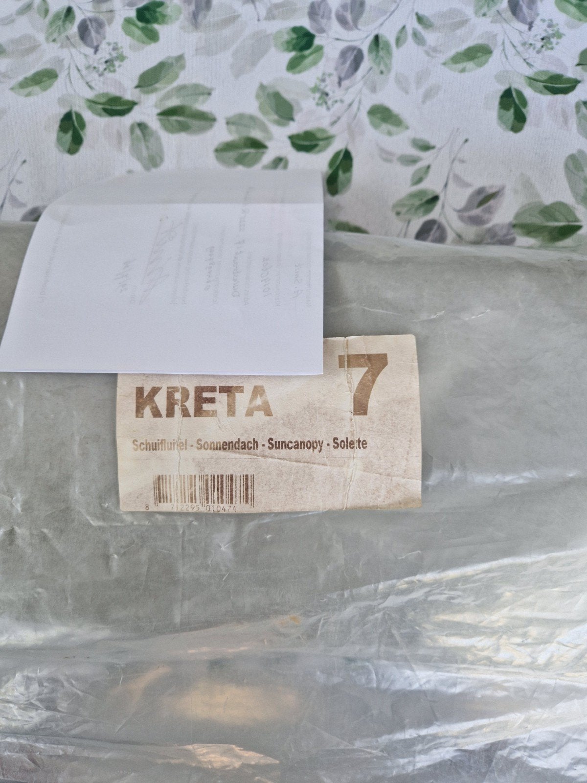 Te koop Dorema schuifluifel , Kreta maat 7, Ophalen, Zo goed als nieuw, Polyester, Overige merken
