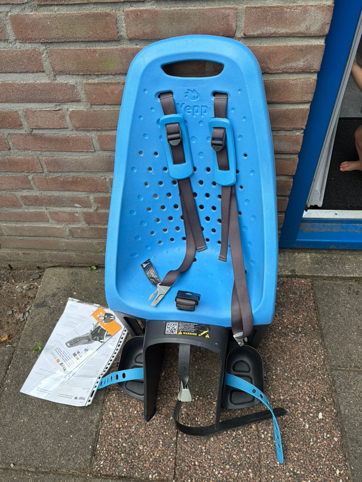 Yepp mini achterzitje fietsstoeltje, Fietsen en Brommers, Ophalen of Verzenden, Gebruikt, Achterzitje