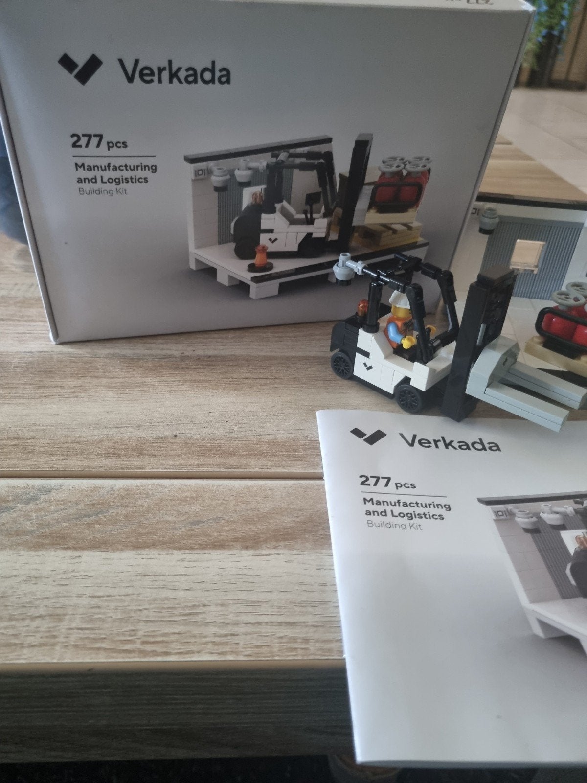 Lego heftruck (Verkada), Ophalen of Verzenden, Zo goed als nieuw
