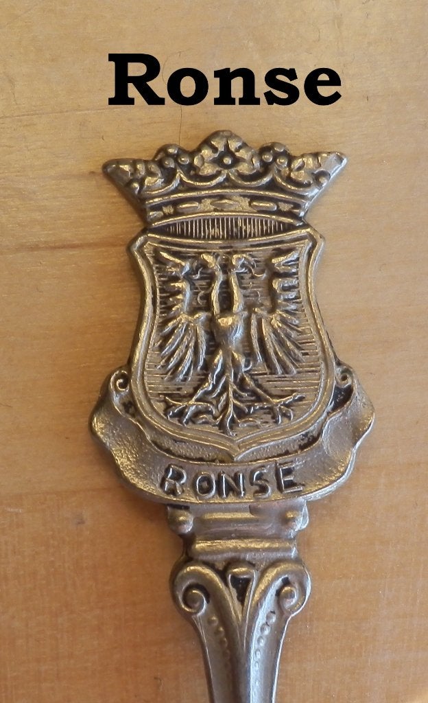 Tl356 theelepeltje ronse belgië, Ophalen of Verzenden, Zo goed als nieuw, Overige materialen