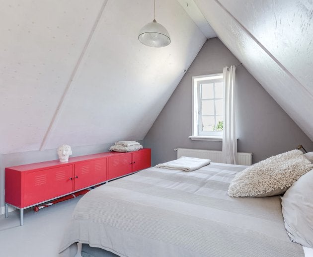 Ikea PS stalen ‘Locker’ kastjes - Rood, Ophalen, Zo goed als nieuw, Industrial design