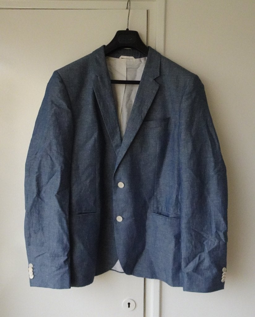 Hugo Boss Blazer voor Heren maat L, Kleding | Heren, Kostuums en Colberts, Ophalen, Zo goed als nieuw, Maat 52/54 (L), Blauw