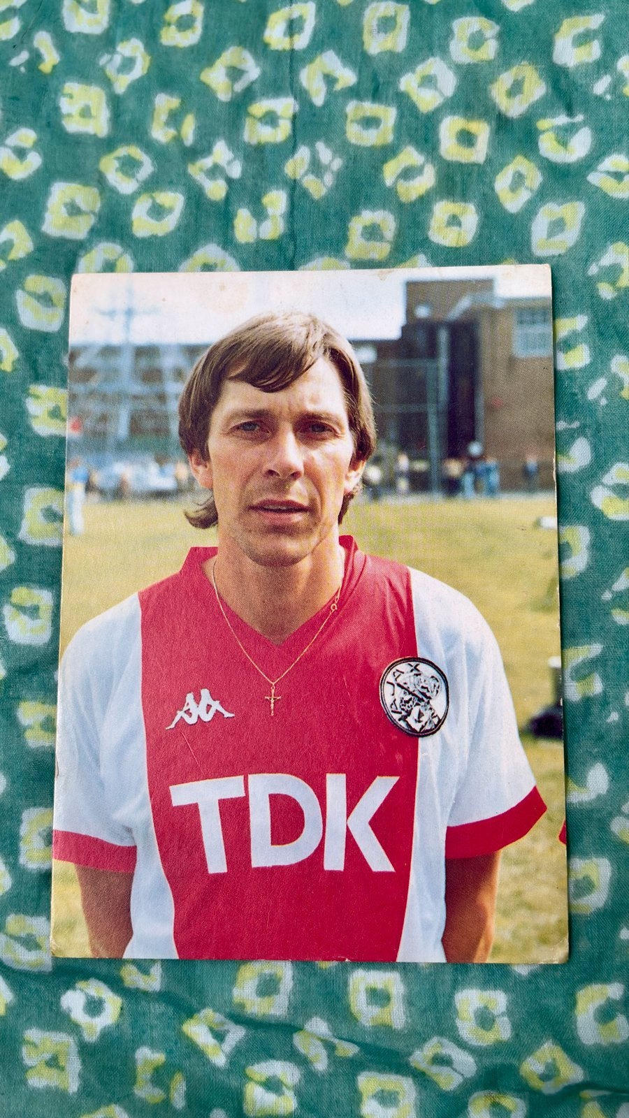 Vintage Ajax spelerskaart Arnold Mühren gesigneerd, Ophalen of Verzenden, Gebruikt, Ajax, Spelerskaart