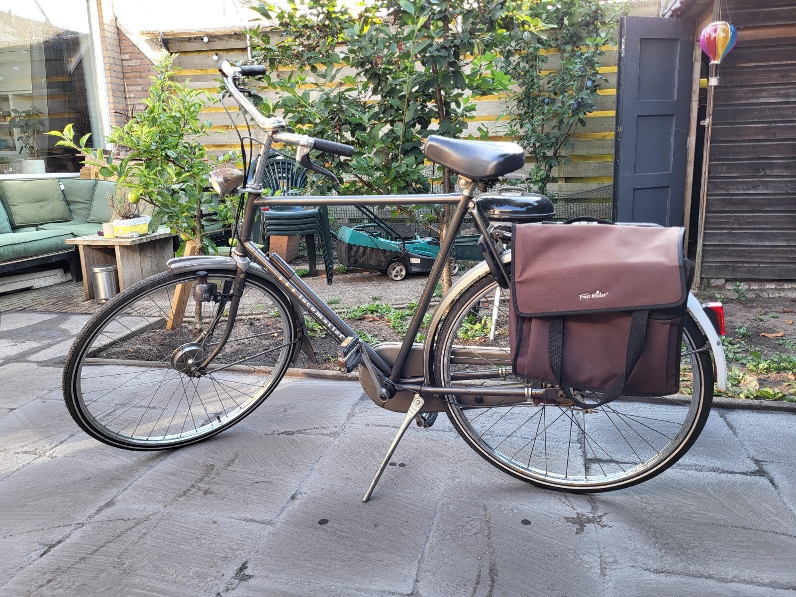 locomotief herenfiets 28 inch, Gebruikt, Versnellingen, Trommelrem, Ophalen