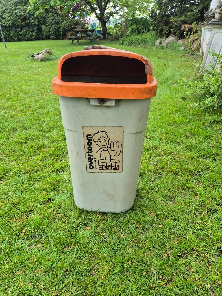 Vuilnisemmer Overtoom, 40 liter of meer, Ophalen, Kunststof, Minder dan 50 cm