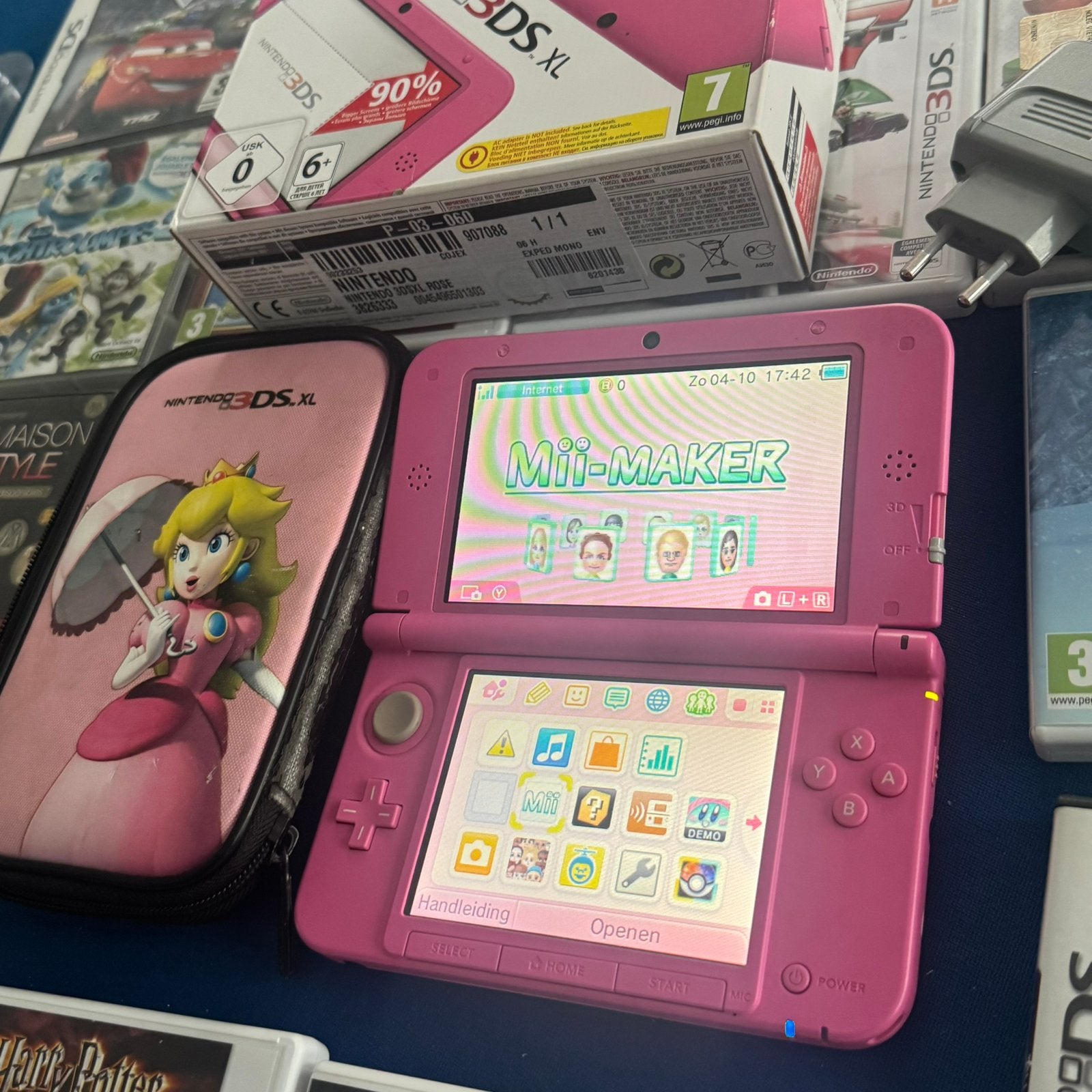 Nintendo 3DS XL Roze inclusief doos - games optioneel!, Spelcomputers en Games, Met games, 3DS XL, Ophalen of Verzenden, Zo goed als nieuw