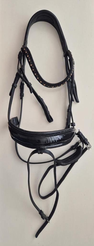 HB hoofdstel maat full, Dieren en Toebehoren, Paarden en Pony's | Hoofdstellen en Tuigage, Ophalen, Zo goed als nieuw, Dressuur