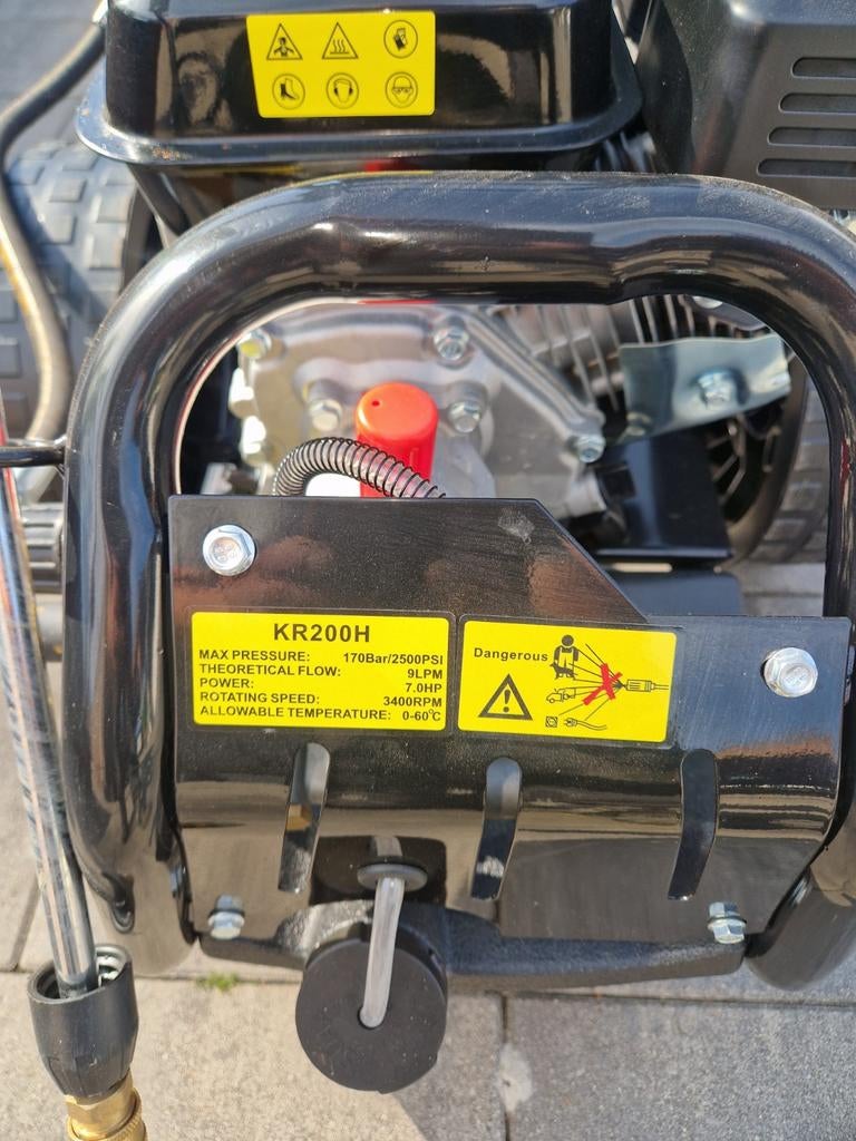 Kremer hogedrukreiniger ( benzinemotor ), Tuin en Terras, Ophalen of Verzenden, Benzine