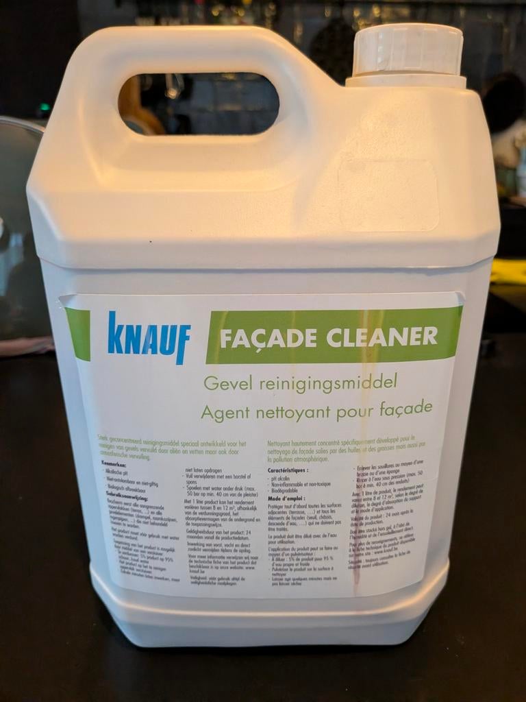 Knauf Gevel Reinigingsmiddel - 5L Façade Cleaner, Ophalen, Zo goed als nieuw