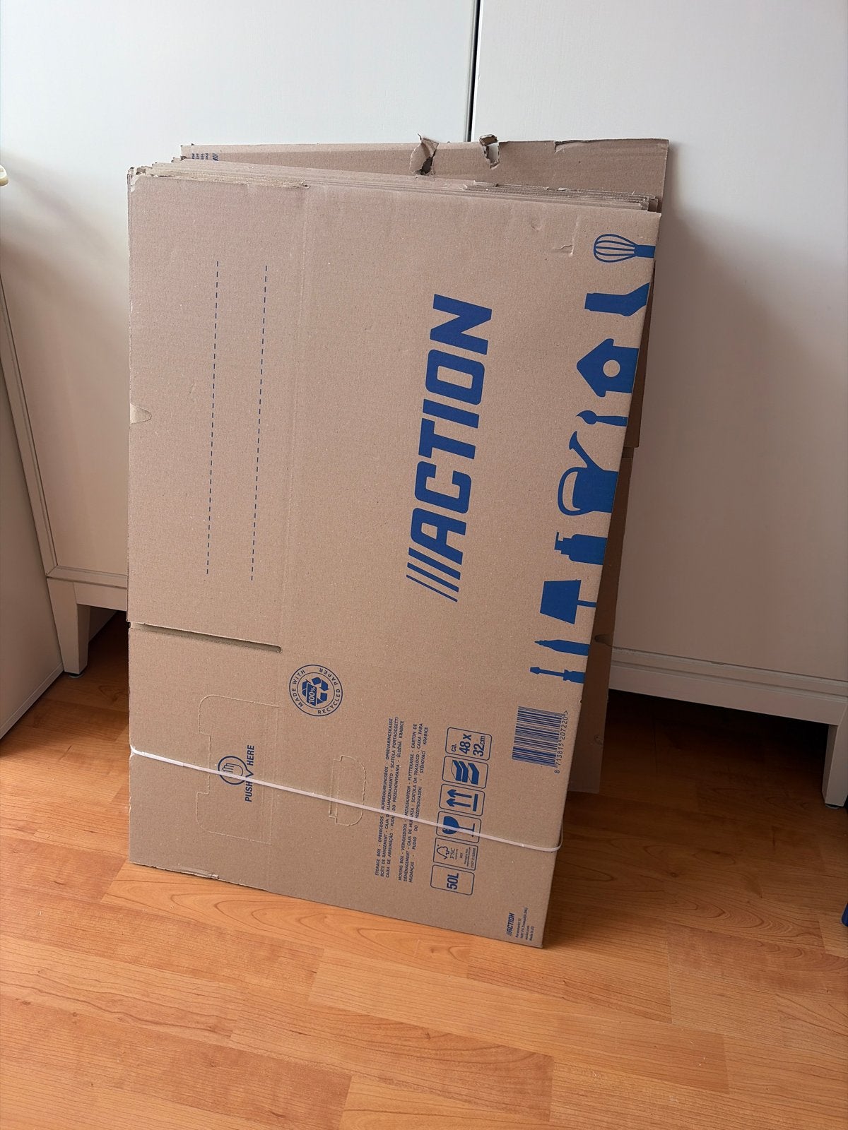 Verhuisdoos - Stevige Doos voor een Vlotte Verhuizing, Ophalen, Doos, Opvouwbaar, 50 tot 75 cm