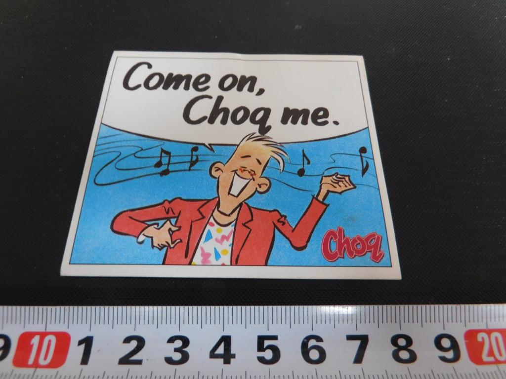 sticker Come on, Chpq me  Chocomelk Friesland  *, Verzamelen, Stickers, Ophalen, Zo goed als nieuw
