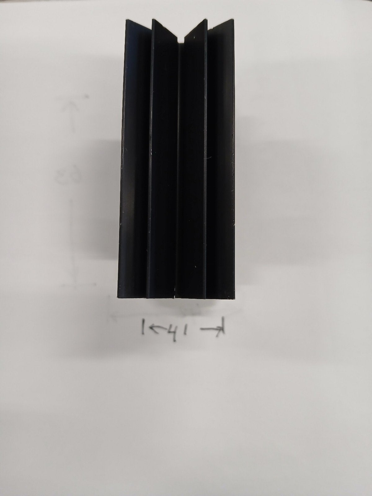 6 stuks zwart koelblok voor elektronica (42x41x63mm ), Hobby en Vrije tijd, Elektronica-componenten, Ophalen of Verzenden, Zo goed als nieuw