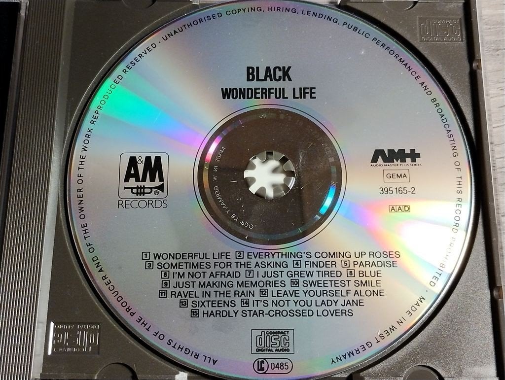 Black - Wonderful Life, Cd's en Dvd's, Ophalen of Verzenden, Zo goed als nieuw, Pop