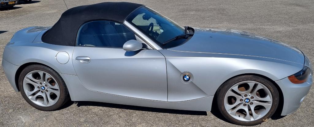 BMW Z4 2.5 I Roadster 2003 Grijs, Auto's, BMW, Particulier, Z4, Airbags, Airconditioning, Boordcomputer, Climate control, Cruise Control